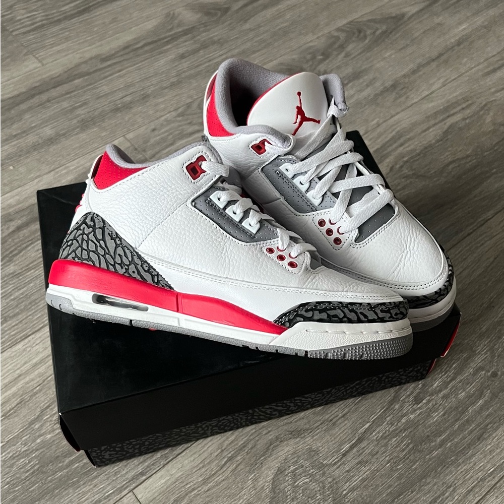 jordan 3 fire red ❤️